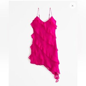 Abercrombie All-Over Ruffle Mini Dress